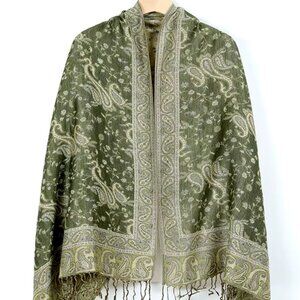 Olive Green winter scarf, fall fashion